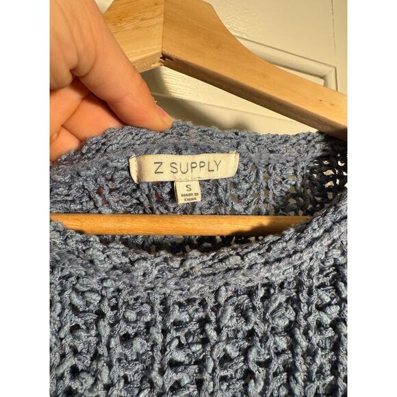 Z Supply Monterey Sweater, Blue Small - Picture 5 of 11